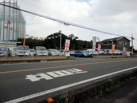 上尾中古車展示場ロケ地写真です