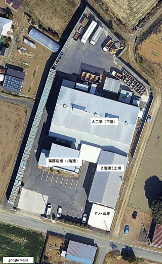 クイック館林工場全体写真です