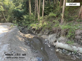 元採石場ロケ予定地写真です